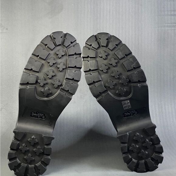 Coach Jayla Lug Sole Black Leather Chelsea Boot womens size 8.5 - Picture 9 of 14